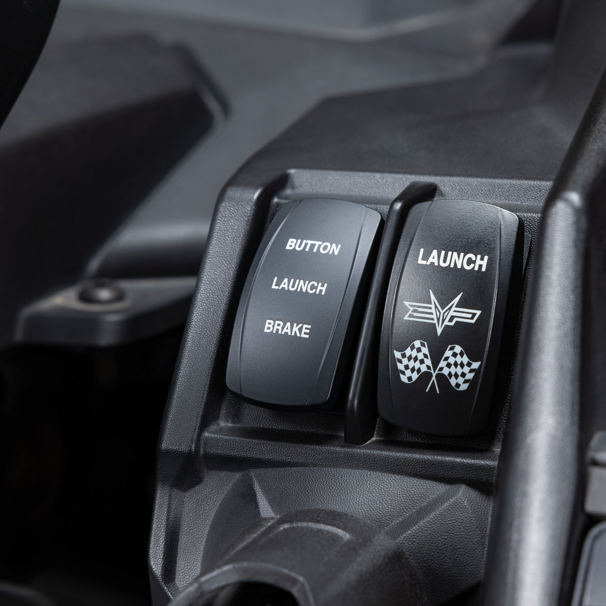Evolution Powersports - Tuning - Can-Am Maverick X3 Steering Wheel Launch Button for EVP Launch Control & RLC/Anti-Lag