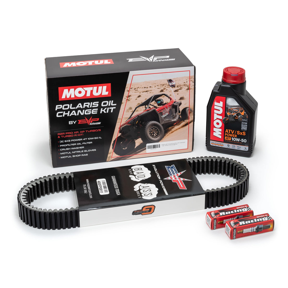 Evolution Powersports - Tools & Maintenance - EVP Motul® Maintenance Kit for Polaris RZR XP Turbo/S