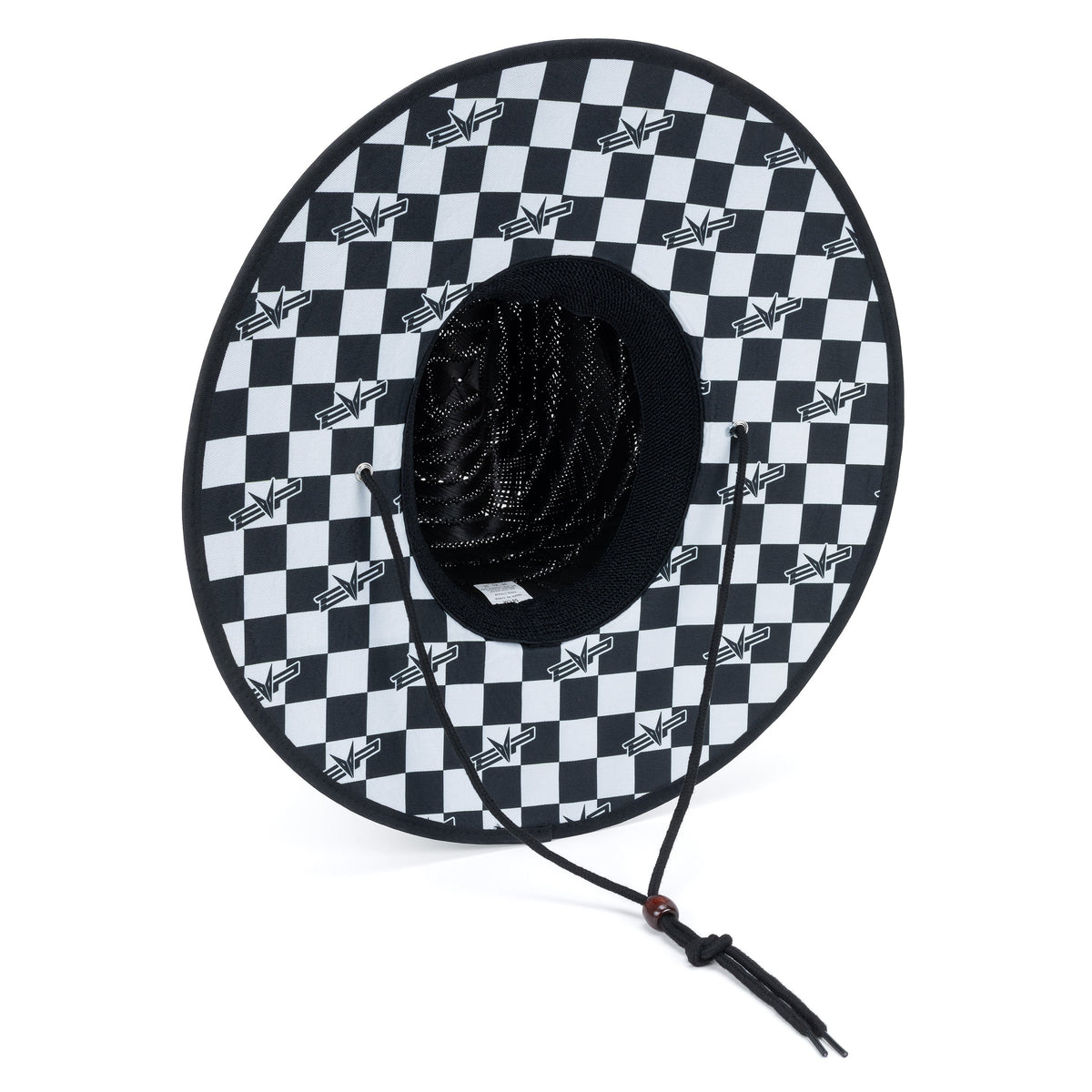Evolution Powersports - Apparel & Gear - EVP Black Checkered Sun Hat