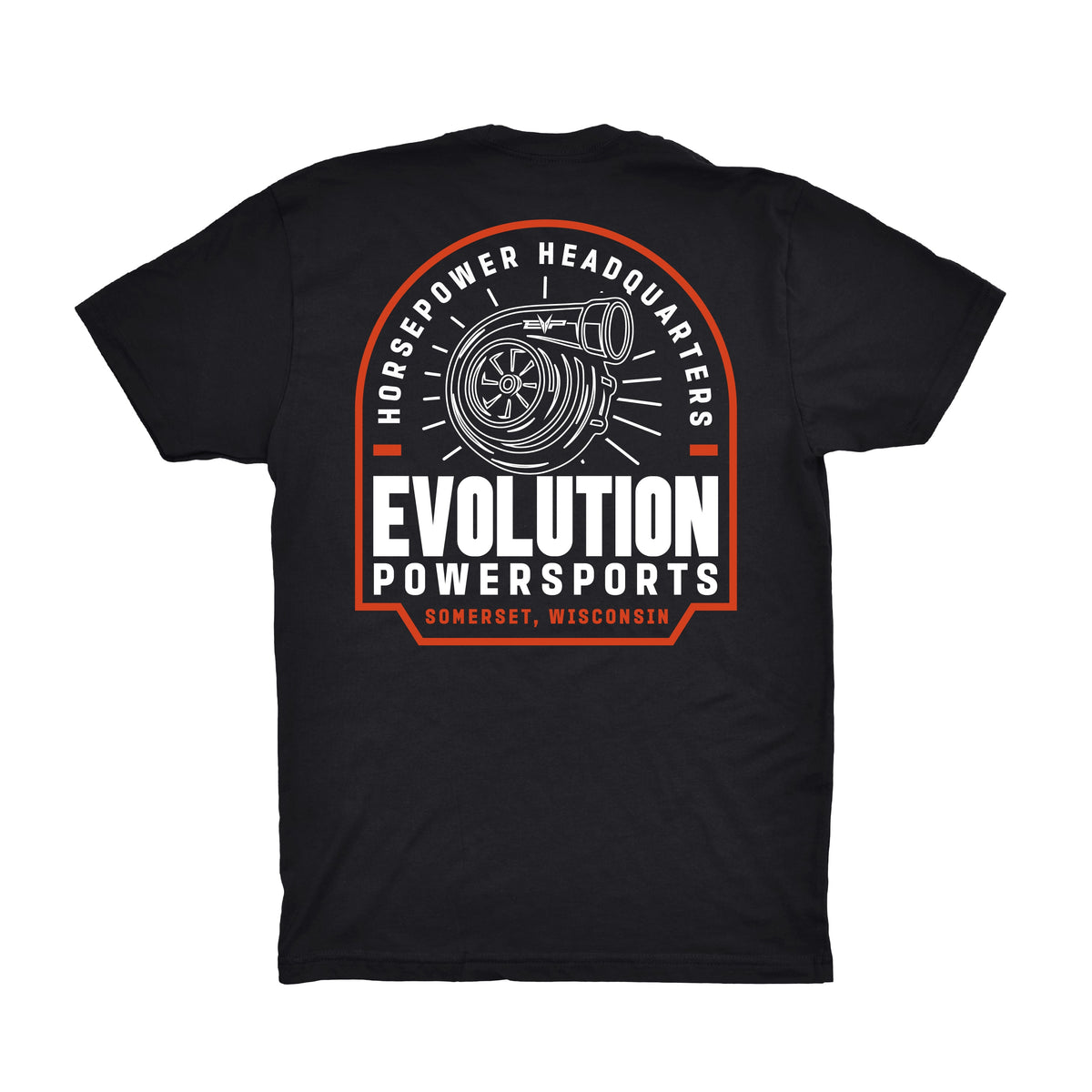 Evolution Powersports - Horsepower Headquarters T-Shirt - Black