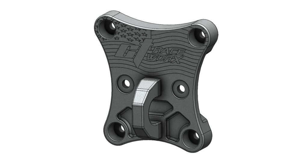 Evolution Powersports - Suspension - Can-Am Maverick X3 Bullet Proof Radius Rod Plate with Tow Ring by CT Race Worx
