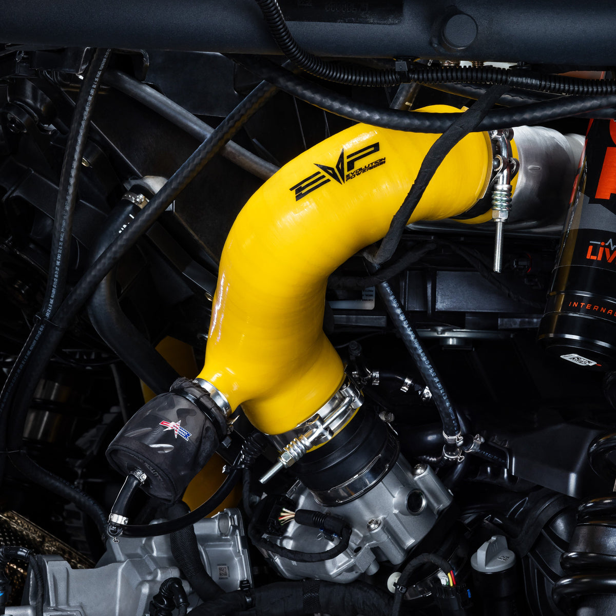 Evolution Powersports - Turbo Accessories - EVP Silicone Charge Tube for Can-Am Maverick R