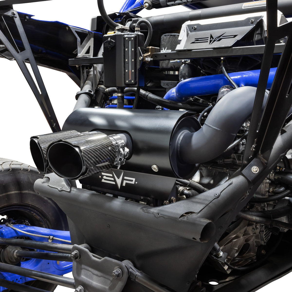 Evolution Powersports - Exhaust - Magnus 3 Inch Twin Rear Exit Full Exhaust System for Can-Am Maverick X3