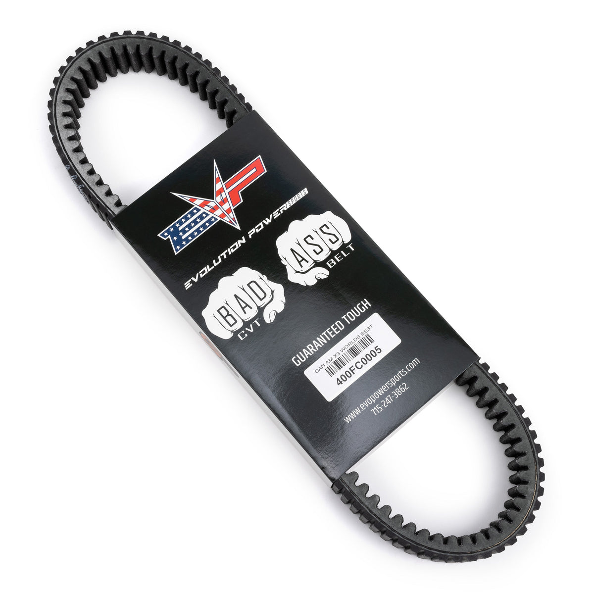 Evolution Powersports - Drive Belts - EVP Bad Ass Drive Belts for 2018-'23 Can-Am Maverick Sport & Trail 1000/800