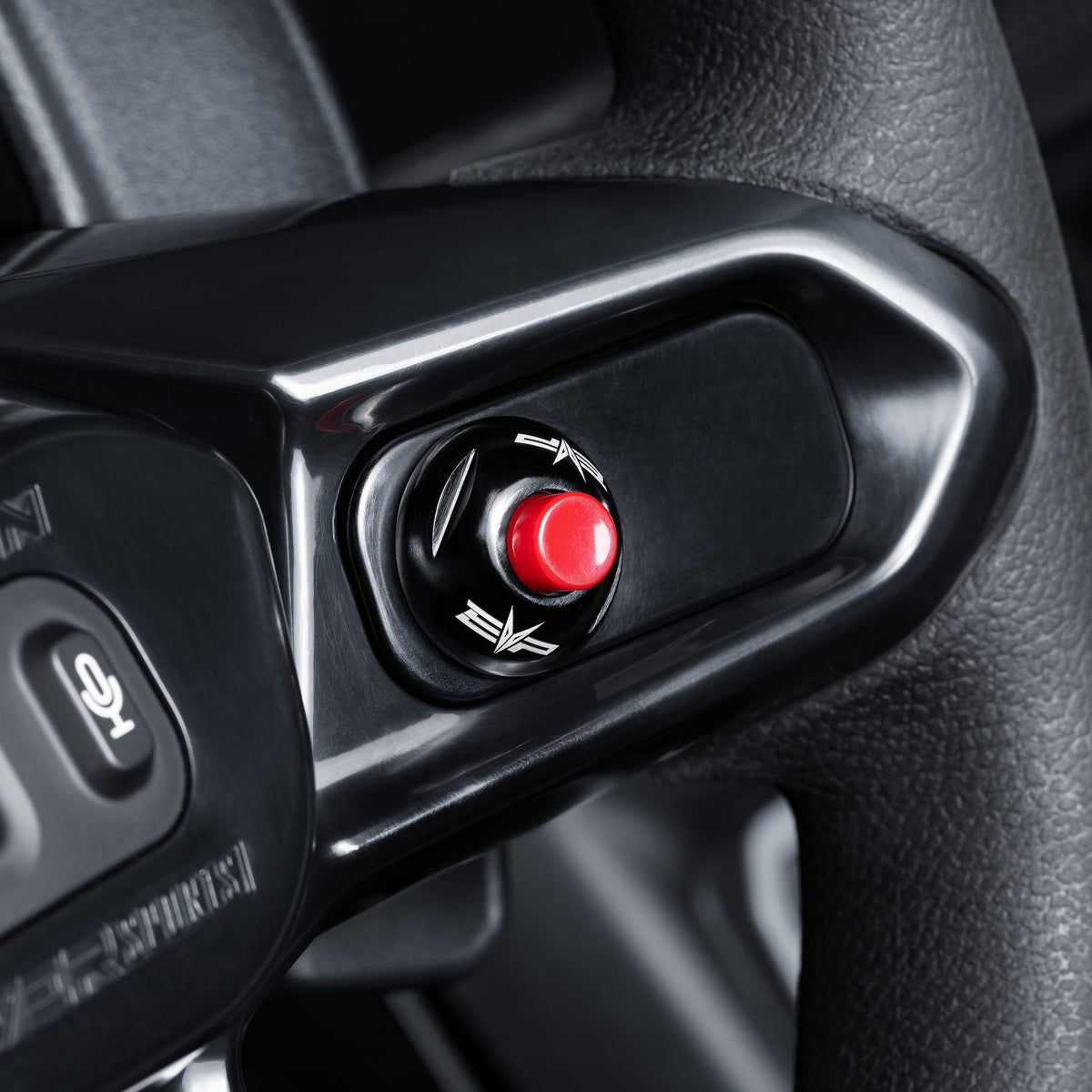 Evolution Powersports -  - Can-Am Maverick R Steering Wheel Launch Button for EVP Launch Control & RLC/Anti-Lag