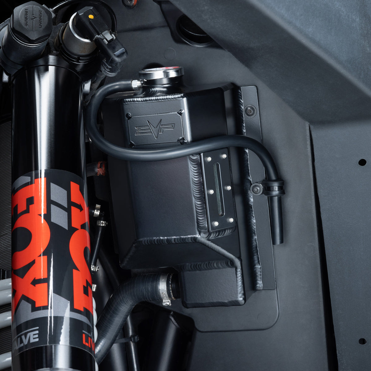 Evolution Powersports - Engine & Transmission - EVP High-Volume Aluminum Coolant Reservoir Tank for Polaris RZR Pro R