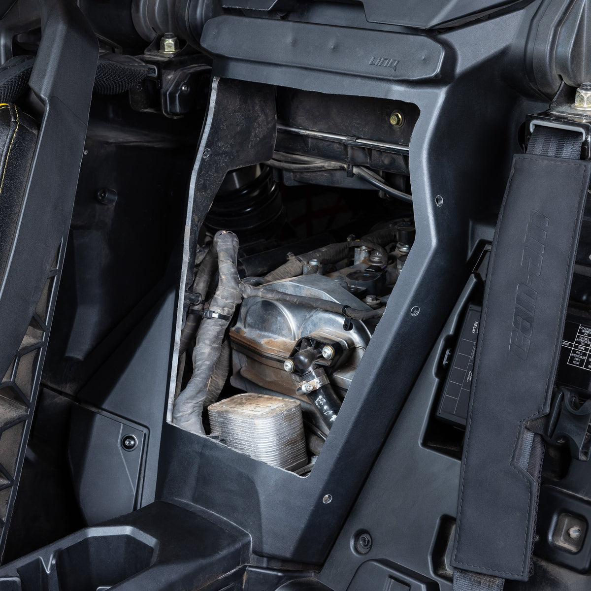 Evolution Powersports - Body Accessories - EVP Engine Access Panel for Can-Am Maverick R