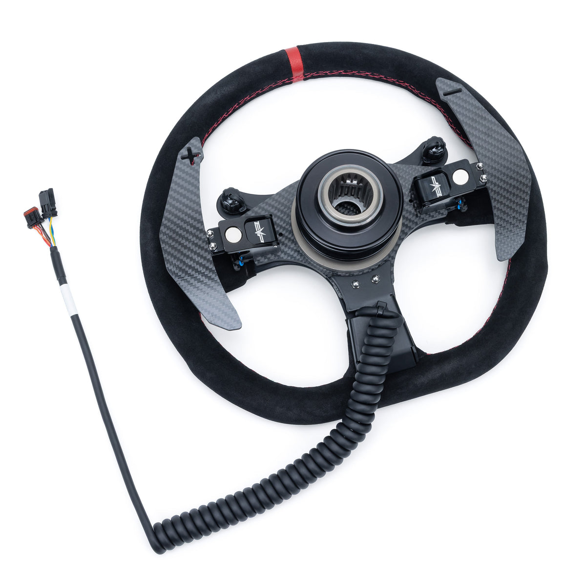 Evolution Powersports - Body Accessories - EVP.MOde Race Steering Wheel With PTT or Launch Control Buttons for Can-Am Maverick R
