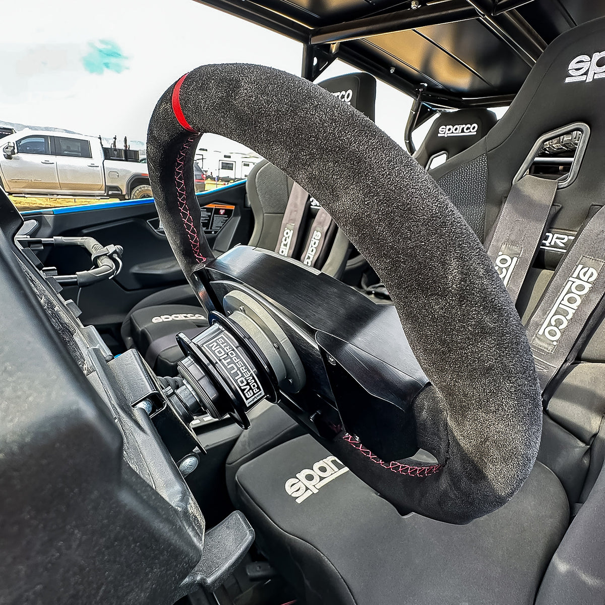 Evolution Powersports - Body Accessories - EVP.MOde Multifunction Steering Wheel & Quick-Release Hub Adapter Kit for Polaris RZR Ultimate Models