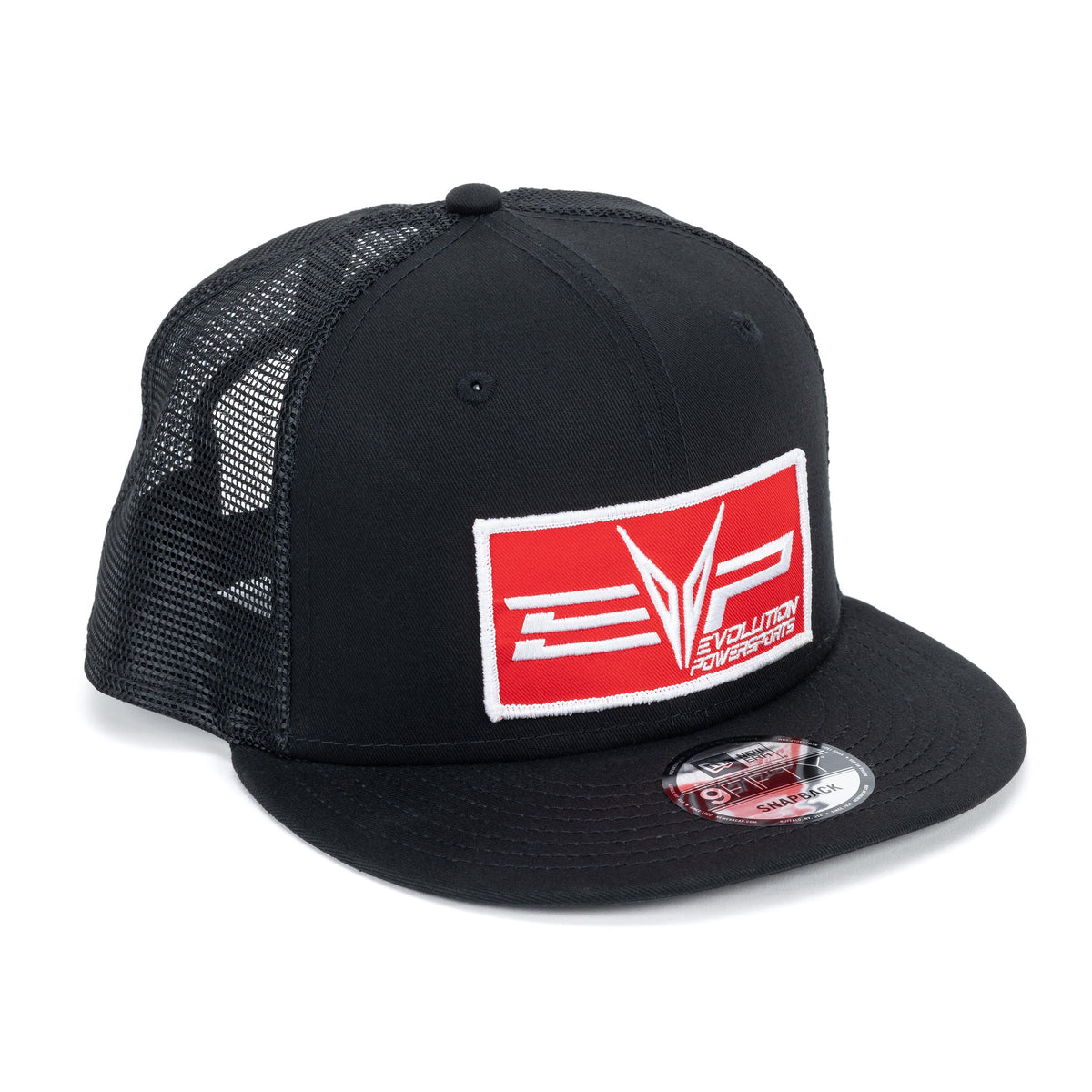 Evolution Powersports - Apparel & Gear - EVP Black Mesh Snapback Hats