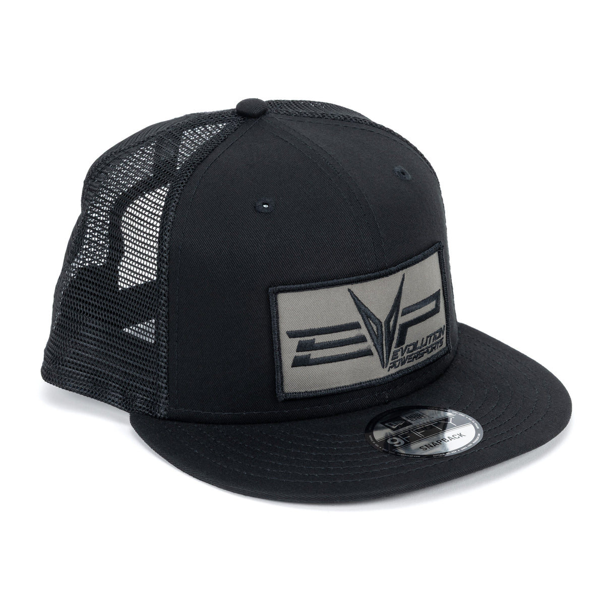 Evolution Powersports - Apparel & Gear - EVP Black Mesh Snapback Hats
