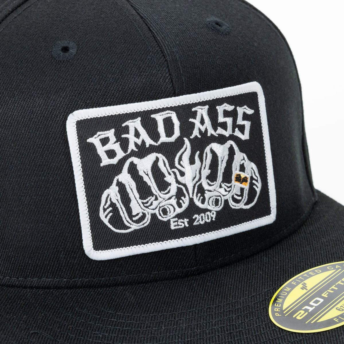 Evolution Powersports - Apparel & Gear - Badass Black Fitted Hat
