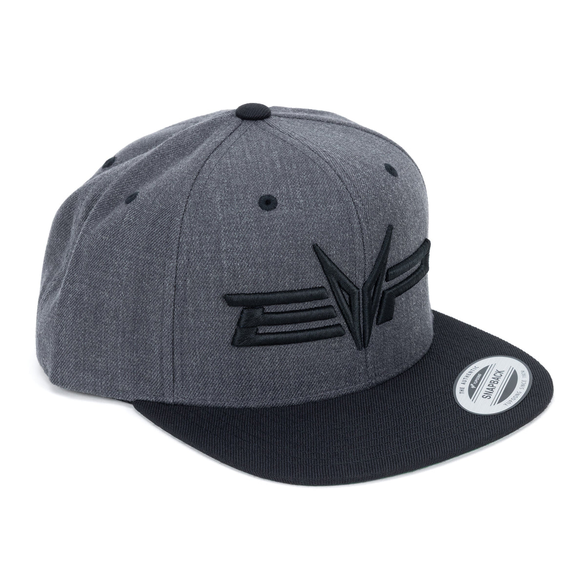 Evolution Powersports - Apparel & Gear - EVP Heather Gray Stealth Canvas Snapback Hat
