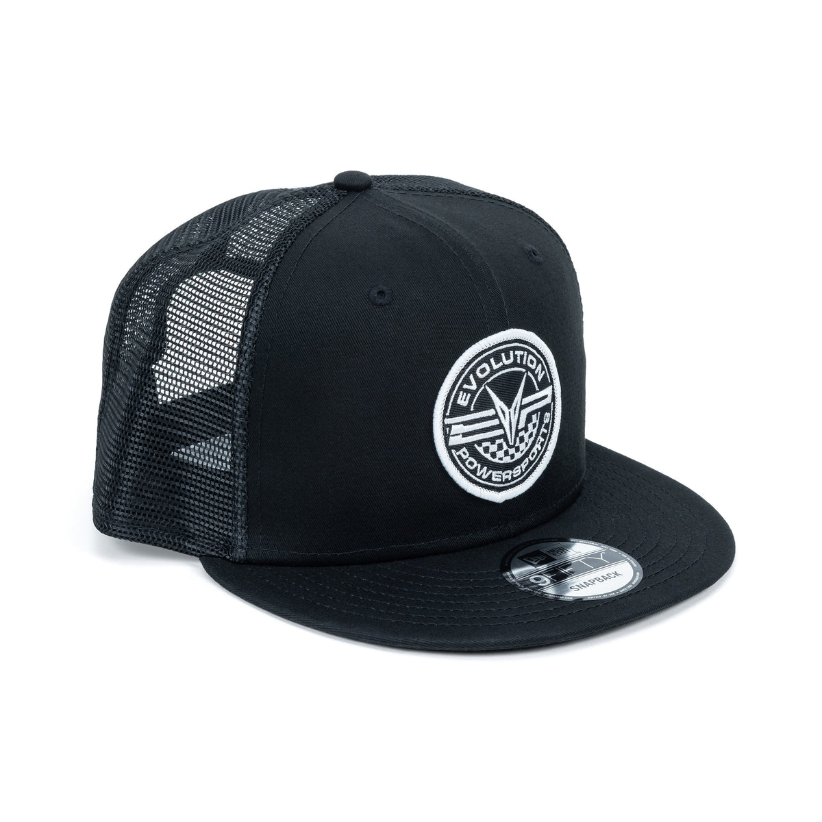 Evolution Powersports - Apparel & Gear - EVP Black Mesh Snapback Hats
