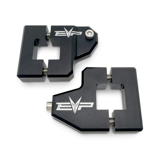 Evolution Powersports - Engine & Transmission - EVP High-Volume Aluminum Coolant Reservoir Relocation Brackets for Can-Am Maverick X3
