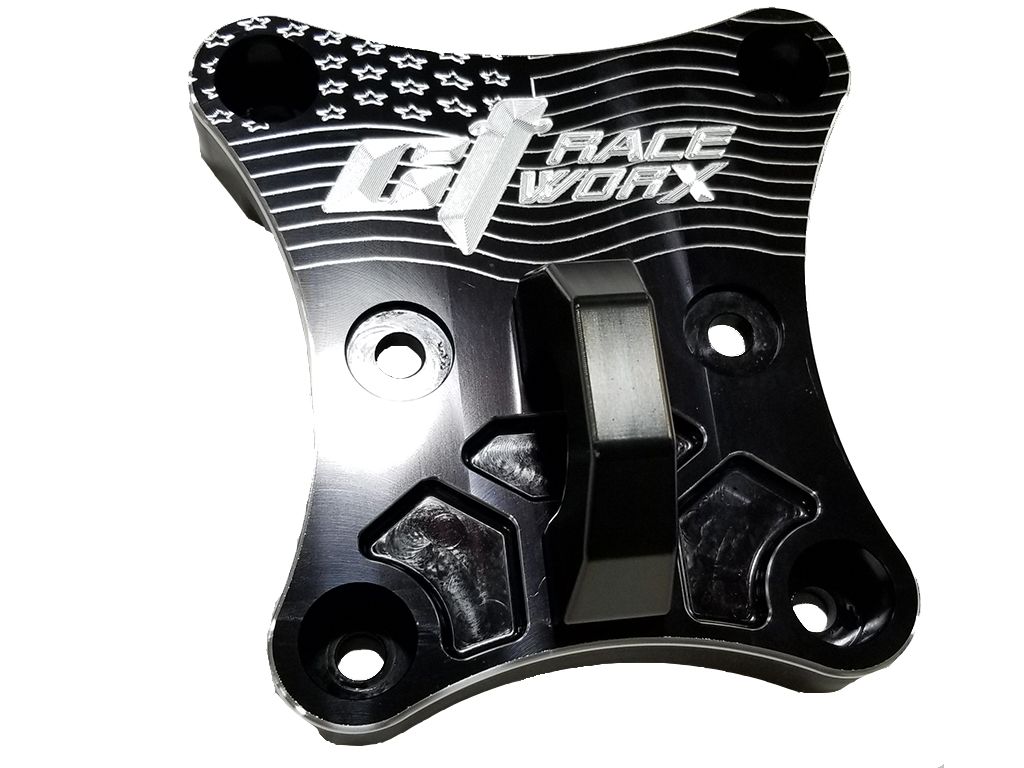 Evolution Powersports - Suspension - Can-Am Maverick X3 Bullet Proof Radius Rod Plate with Tow Ring by CT Race Worx
