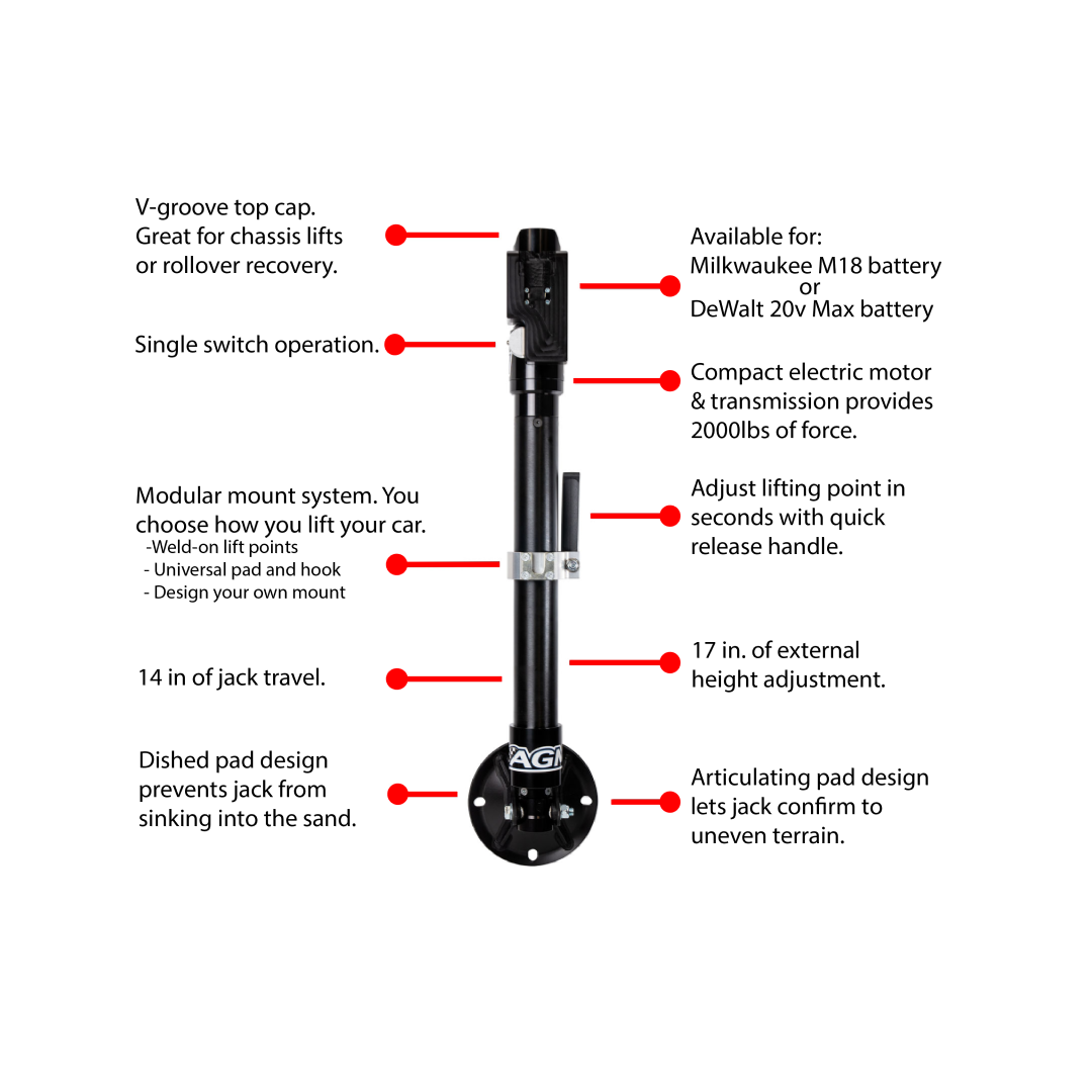 Evolution Powersports - Tools & Maintenance - AGM Electric Jack