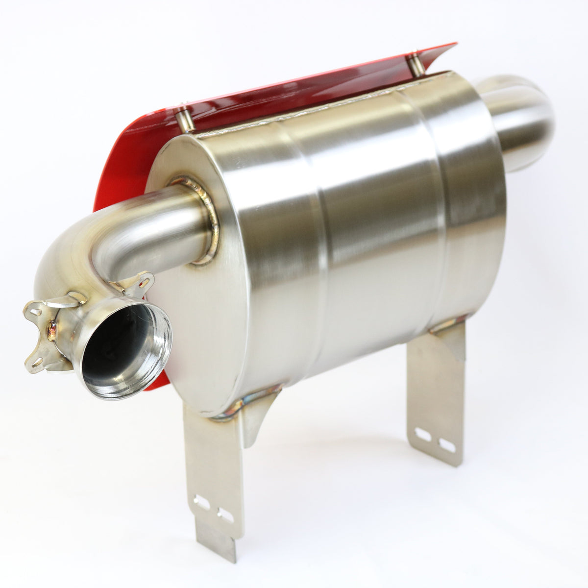Evolution Powersports - Exhaust - Can-Am Maverick X3 Magnum Side Exit Exhaust With Heat Shield (Delete Rear Valence)