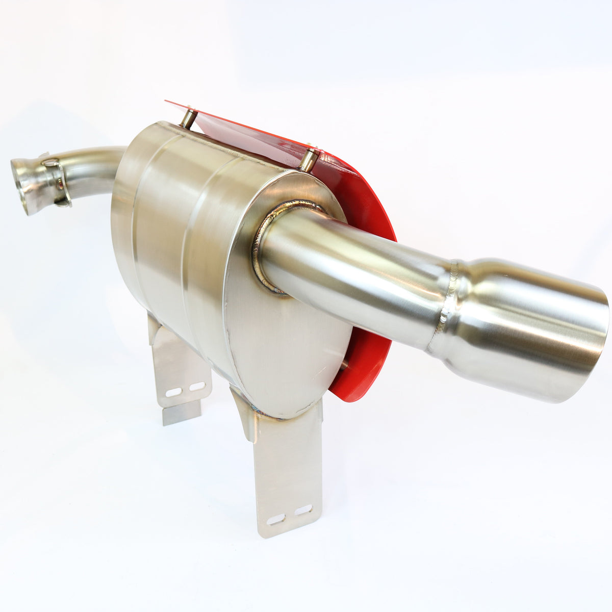 Evolution Powersports - Exhaust - Can-Am Maverick X3 Magnum Side Exit Exhaust With Heat Shield (Delete Rear Valence)