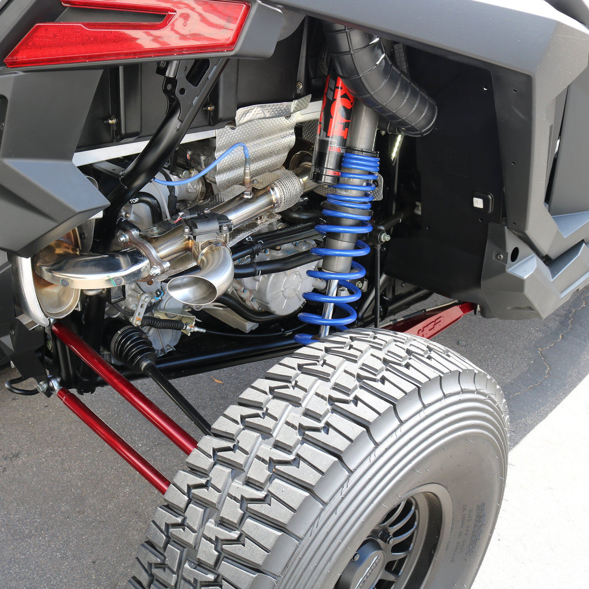 Evolution Powersports - Exhaust - Polaris RZR XP Turbo Shocker Electric Side Dump Exhaust
