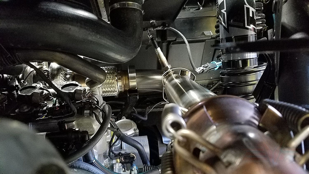 Evolution Powersports - Exhaust - 2017+ Can-Am Maverick X3 Turbo Race Bypass Pipe