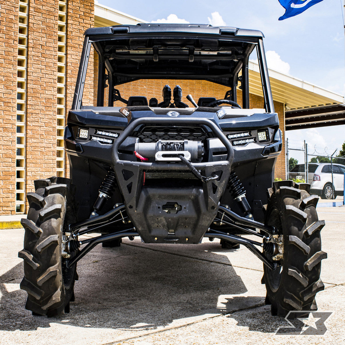 Evolution Powersports - Suspension - Can-Am Defender HD10 +2" Forward High-Clearance A-Arm Kit by S3 Power Sports