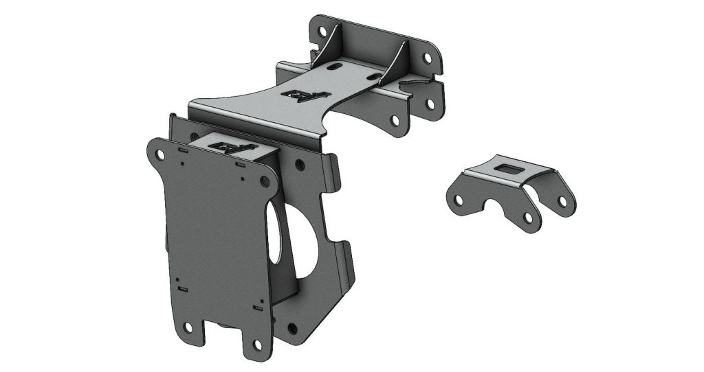 Evolution Powersports - Suspension - Can-Am Maverick X3 Textured Black Bombproof Gusset Kit by CT Race Worx
