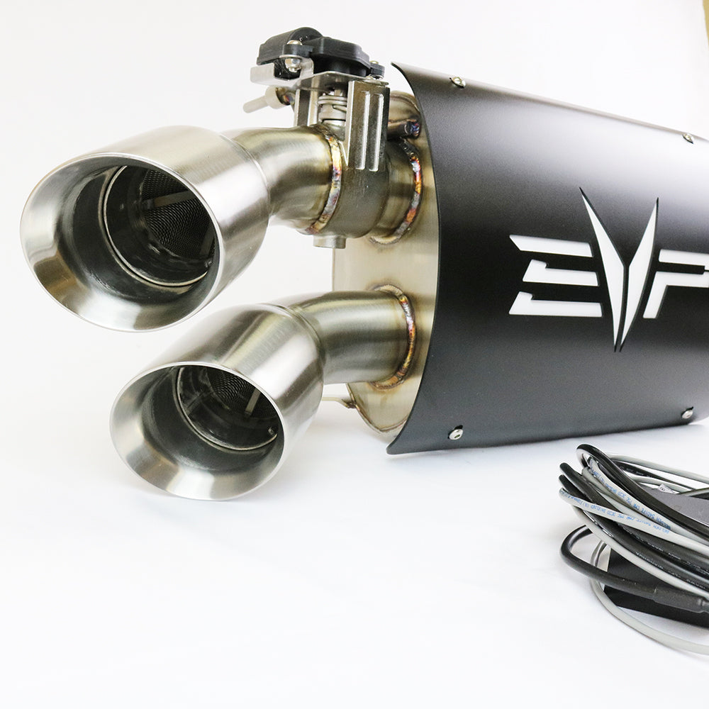 Evolution Powersports - Exhaust - Polaris RZR XP Turbo Electric Captain's Choice Exhaust